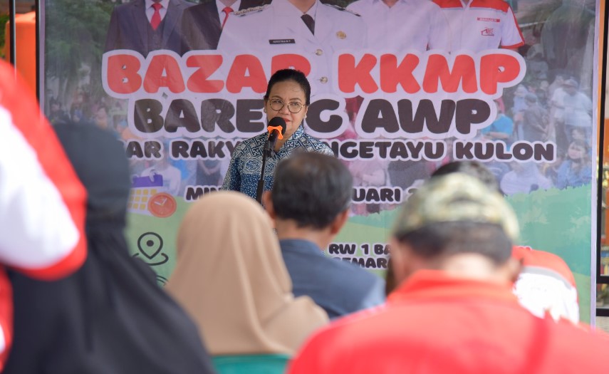Koperasi Merah Putih Sinergi Bersama Pasar Rakyat Hadirkan Sembako Murah